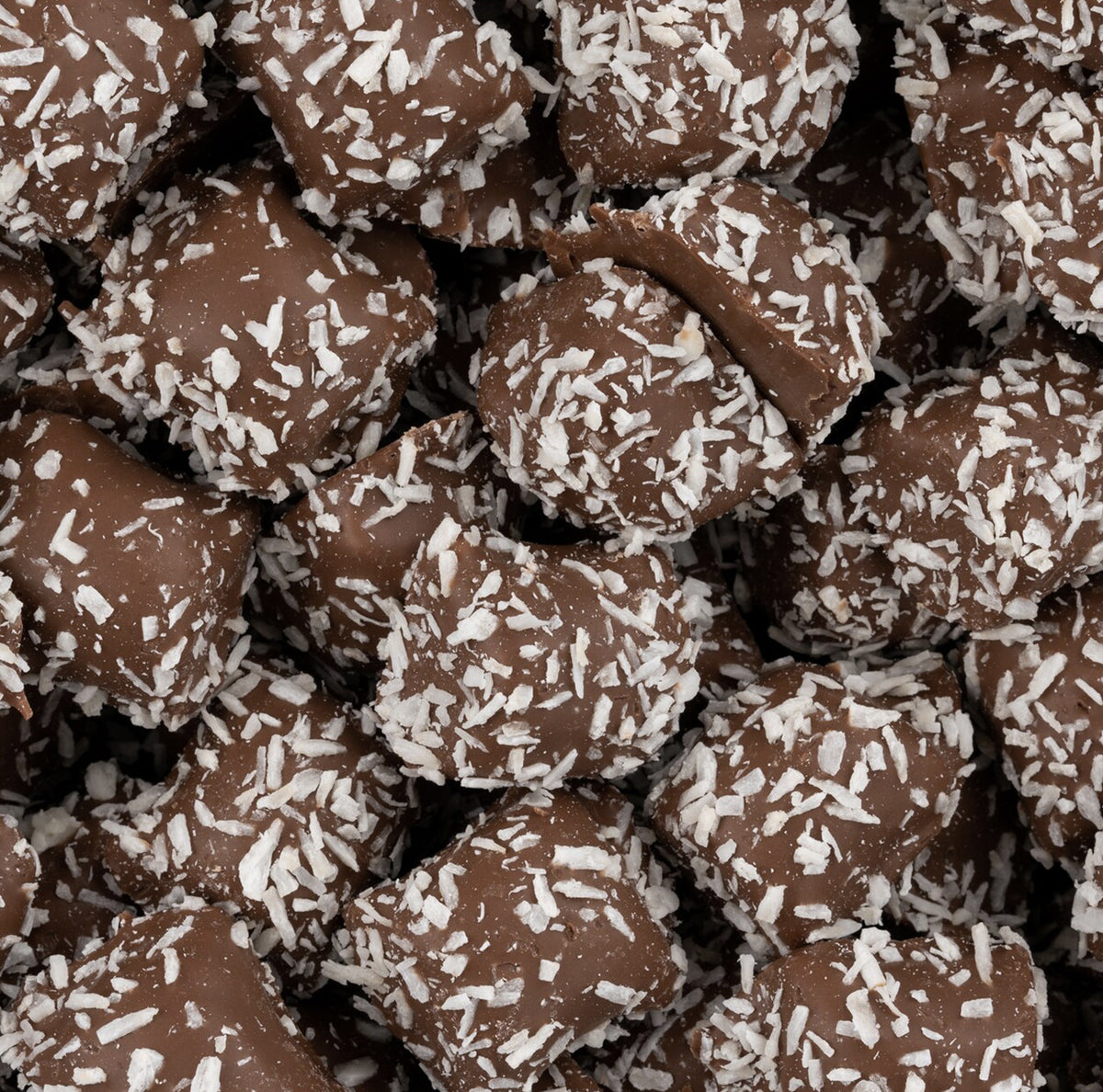 Coconut Choco Puff — nostalgic Swedish treat - soft, creamy chocolate balls rolled in coconut flakes