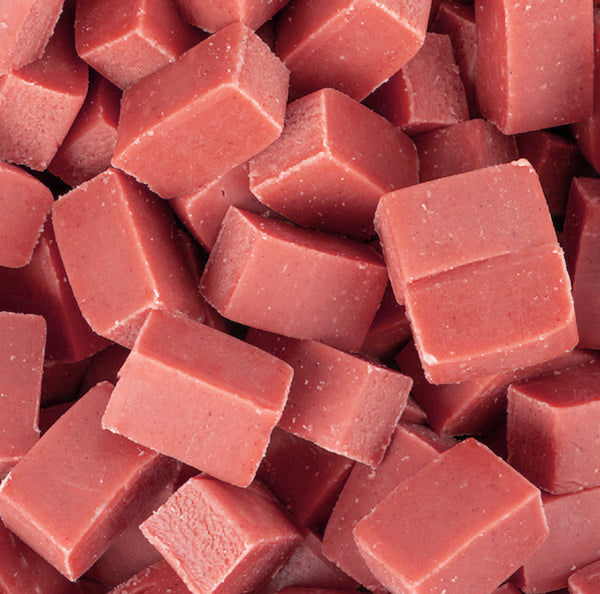 Creamy Strawberry Fudge — Old-school creamy fudge with a burst of sweet strawberry