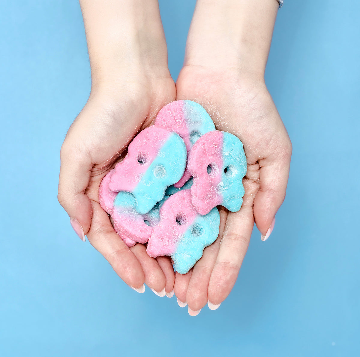 Sour Bubblegum Skulls — Soft, chewy skulls bursting with bubblegum and wild fruit flavor and a tongue-tingling sour kick, view 2