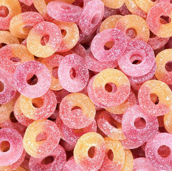 Sour Fruitylicious Rings — Bright, ring-shaped gummies bursting with sour fruity flavor