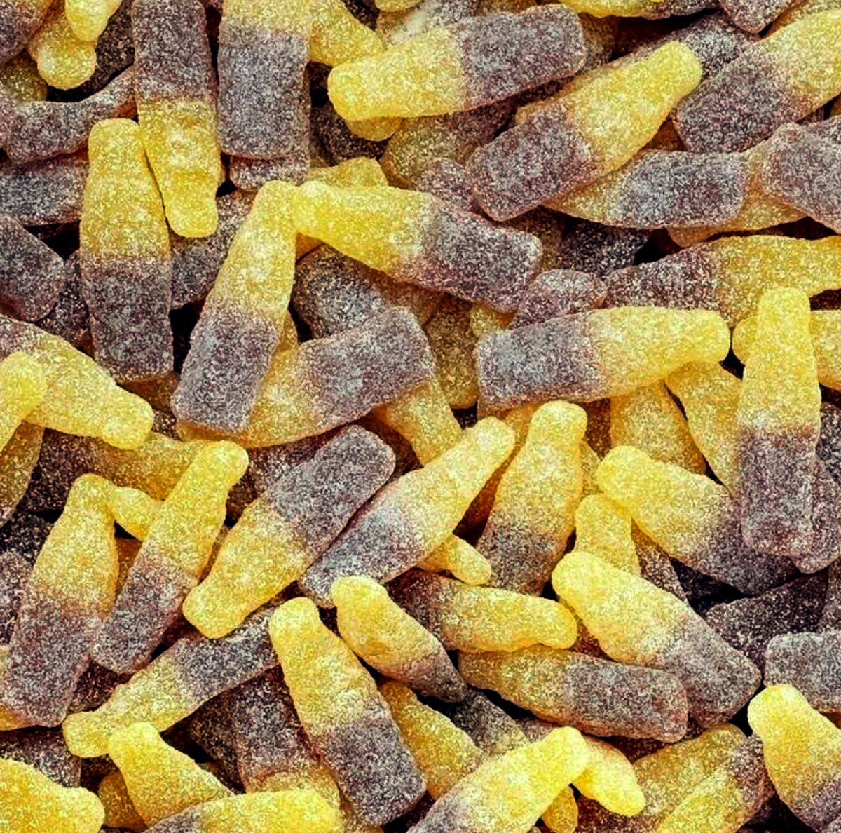Mango Cola Bottles — juicy mash-up of fizzy cola and sweet tropical mango