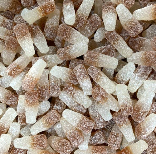 Fizzy Cola Bottles — Classic cola bottle gummies with a fizzy twist
