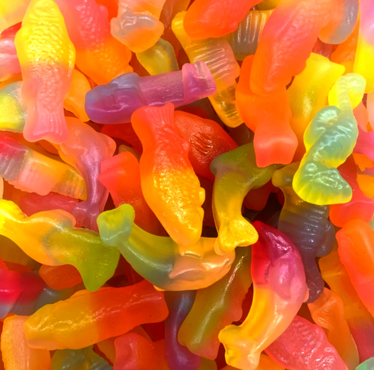 Rainbow Sea Creatures — Dive into a colorful underwater world with these fruity sea creature gummies