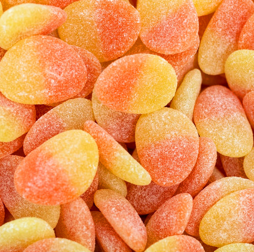 Sweet Peaches — Soft and juicy peach gummies with a sweet, mellow flavor and irresistible chew