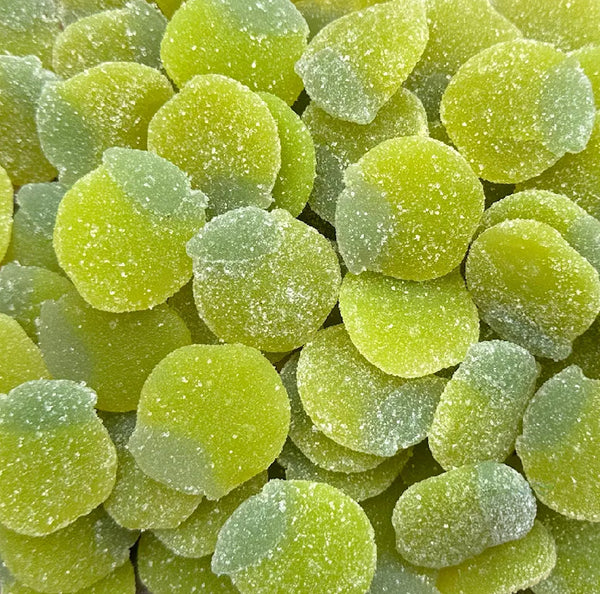 Sweet Apples — Classic apple-shaped gummies dusted with sugar for a sweet and tangy bite