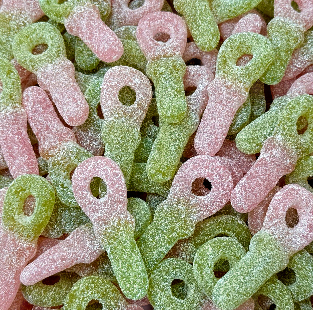 Sour Melon Soother — Soother-shaped gummies with a juicy melon taste and a sour zing