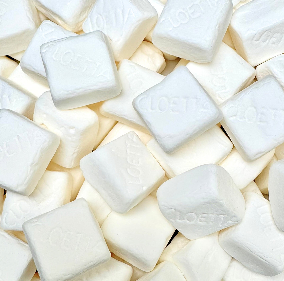 Vanilla Milkshake Cubes — Soft and chewy vanilla marshmallow cubes with a gentle snap