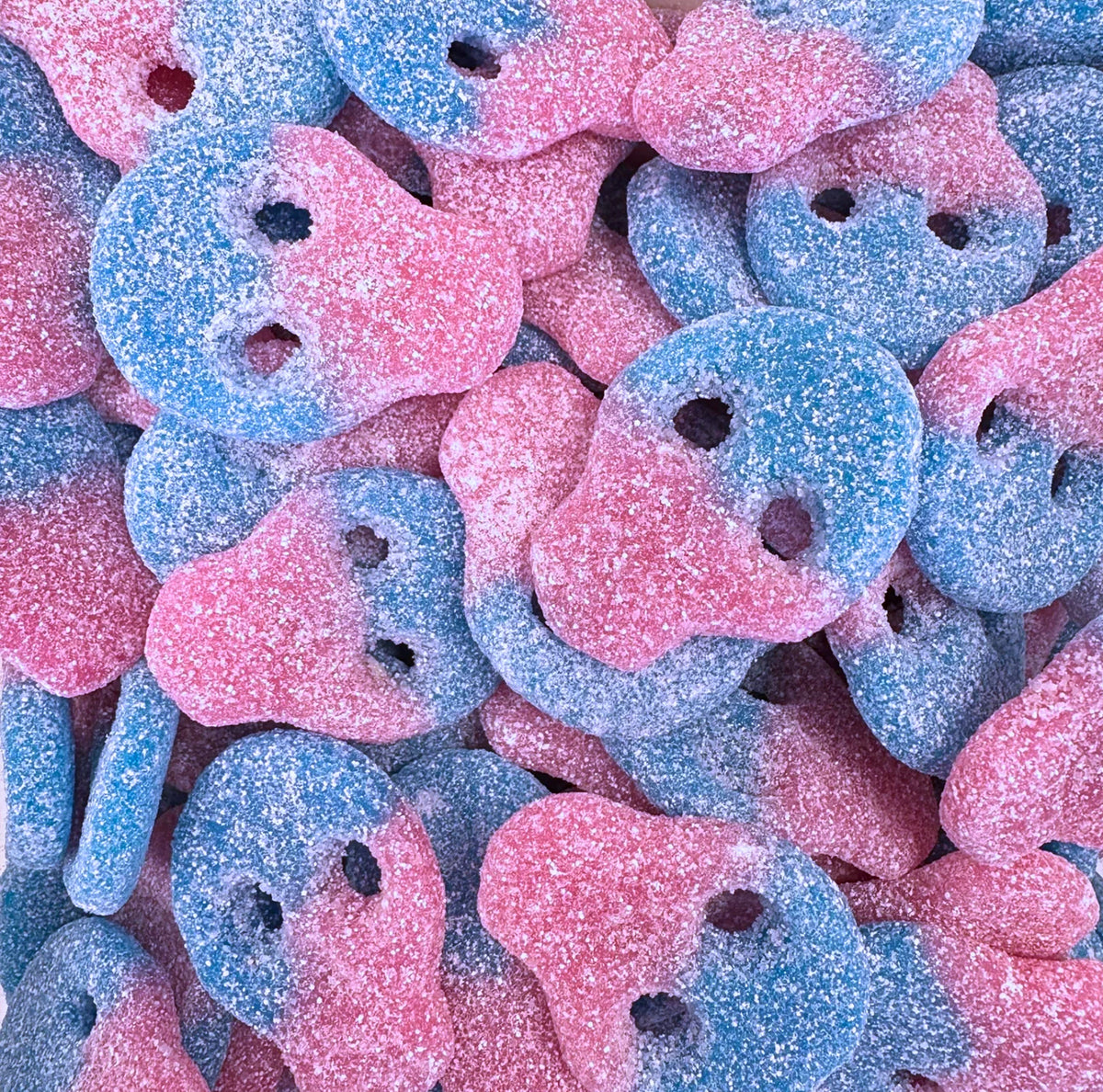 Fizzy Bubblegum Skulls — Fizzy. Fierce. These skulls slap with sour fruit flavor