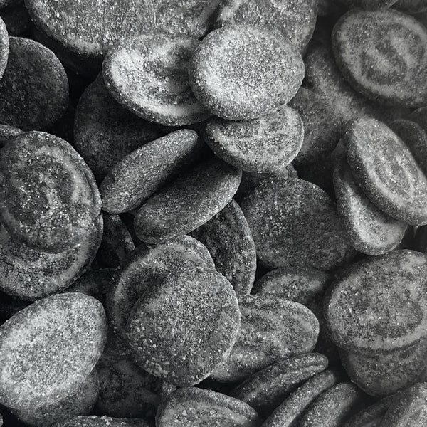 S-Ovals Super Salty — Super salty licorice with a chewy center and firm bite