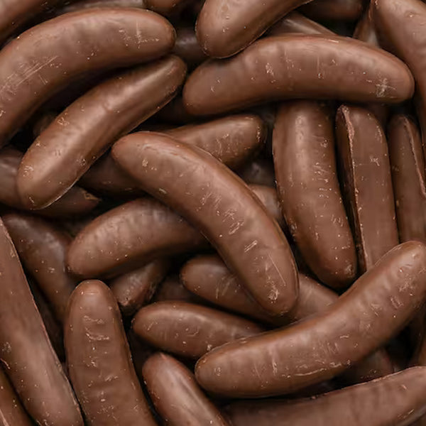 Chocolate Banana Mini Foams — Banana foam under a thin cocoa shell
