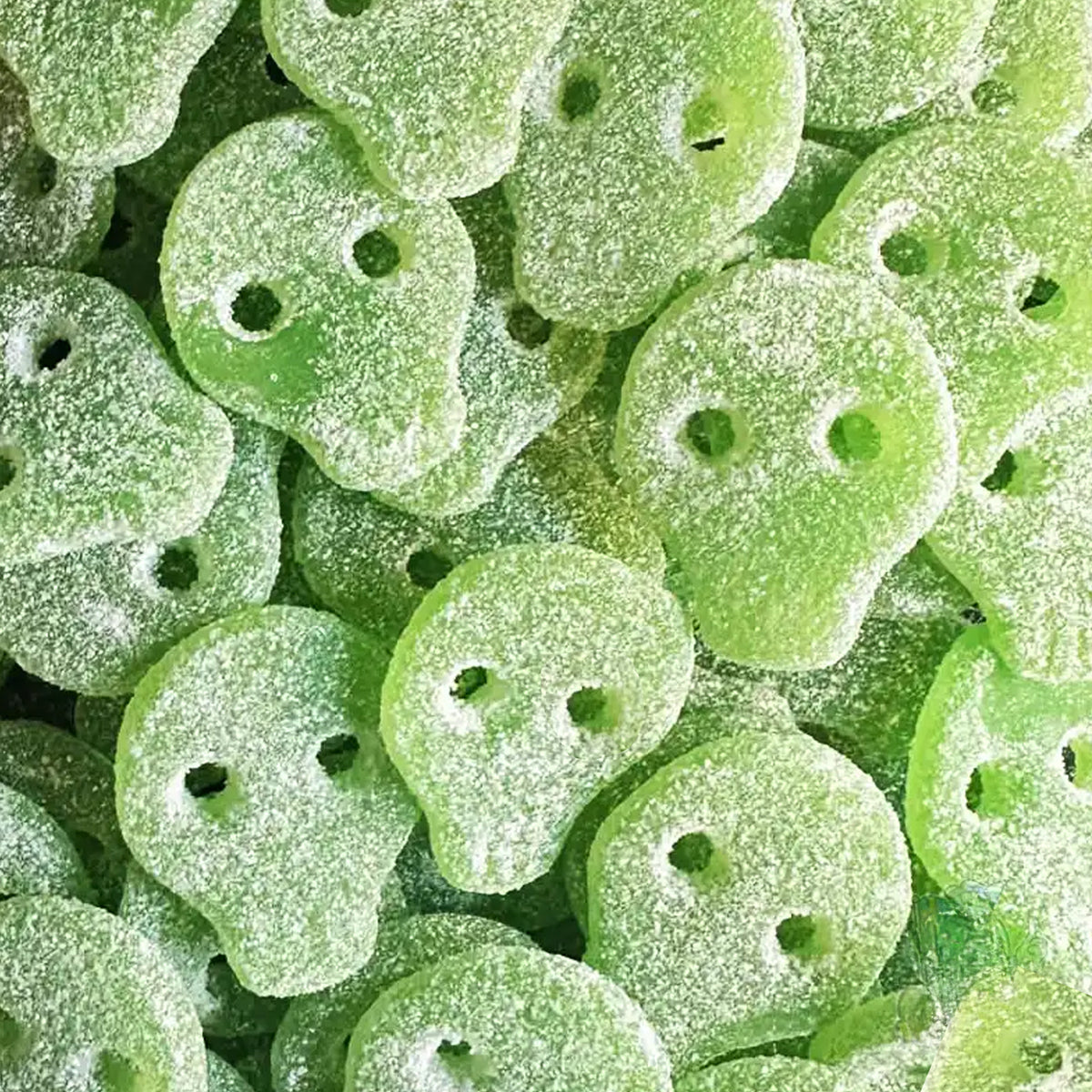 Sour Lime Skulls — Lime cranked all the way up