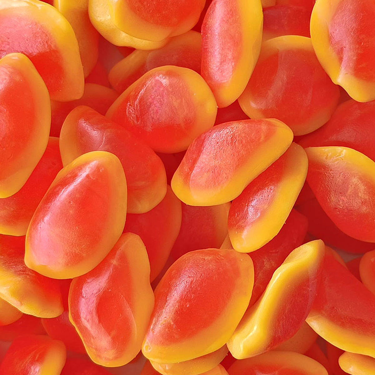 Spicy Mango — Mango with a temper. Soft, chewy gummies — sweet tropical hit first, slow chili burn after