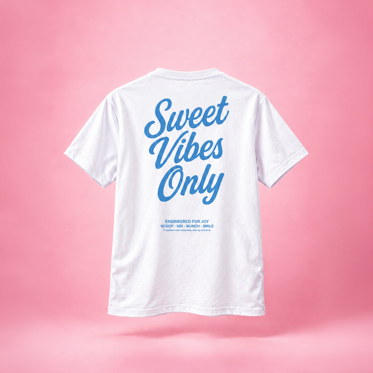 Sweet Vibes Only - Blue Tee — little sweetness, wherever the day takes you, view 5